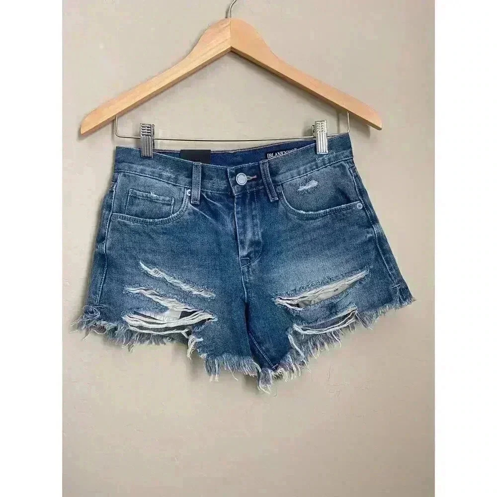 BLANKNYC‎ The Barrow Vintage High Rise Denim Shorts